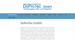 Desktop Screenshot of doprotec.de