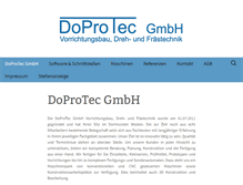 Tablet Screenshot of doprotec.de